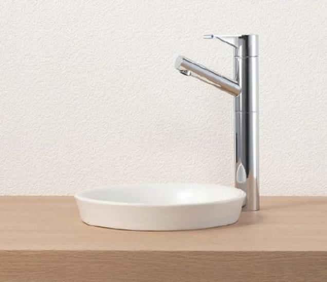 SANEI Раковина из сигаракской керамики Тип Диаметр 282 мм Белый Встраиваемая HW1021-W