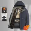 Men's Quilted Winter Windproof Jacket: Graphene-Cotton Blend, Warm & Stylish for All Ages
