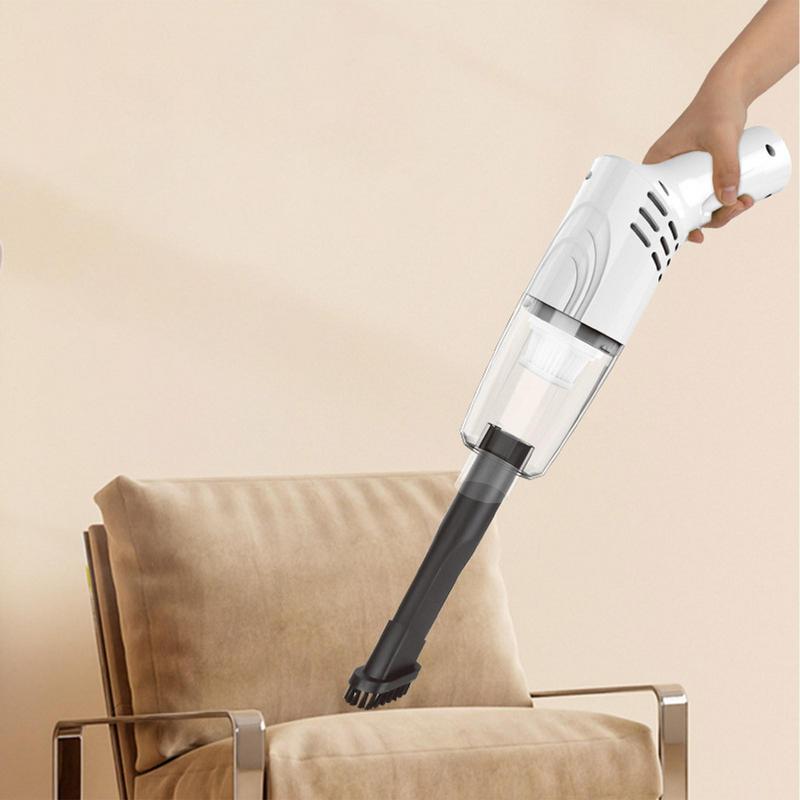 Автомобильный беспроводной пылесос с вращающейся ручкой на 45 градусов, беспроводной легкий ручной пылесос для уборки ковров и волос на полу