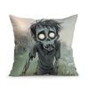 1Pcs Halloween Horror Creatures Pillowcase Square Bedroom Cushion Covers Zipper Living Soft Home Comfortable Decor 45X45Cm