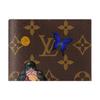 Louis Vuitton Женский коричнево-розовый держатель для паспорта из искусственной кожи M26627
