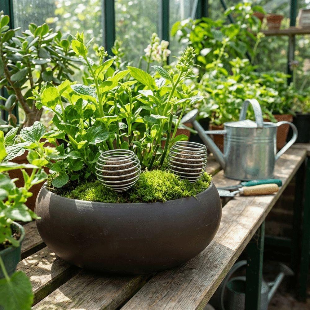 10Pcs Column Shape Plant Fertilizer Baskets Slow Release Plant Growth Box Potted Plants