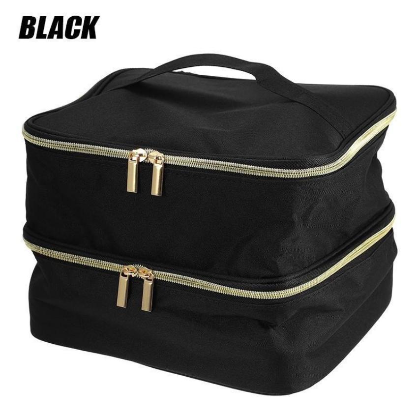 Большой вместительный органайзер для лака для ногтей, чехол для переноски, двухслойная лампа для сушки ногтей, кисть для дизайна ногтей, дрель для ногтей, коробка-органайзер для лака для ногтей