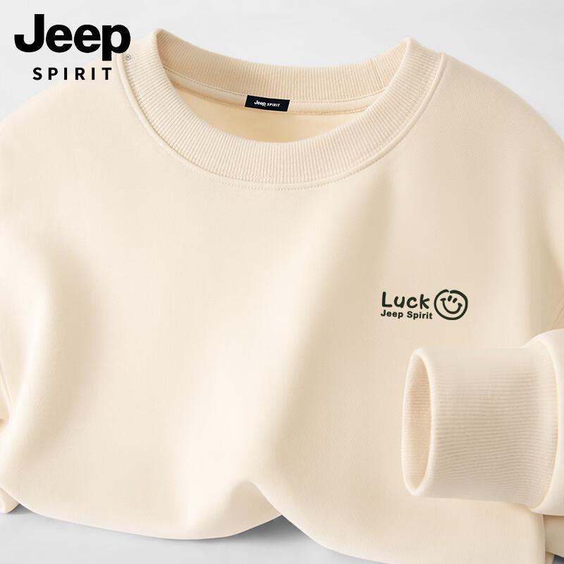 Мужской свитшот с круглым вырезом и логотипом JEEP SPIRIT