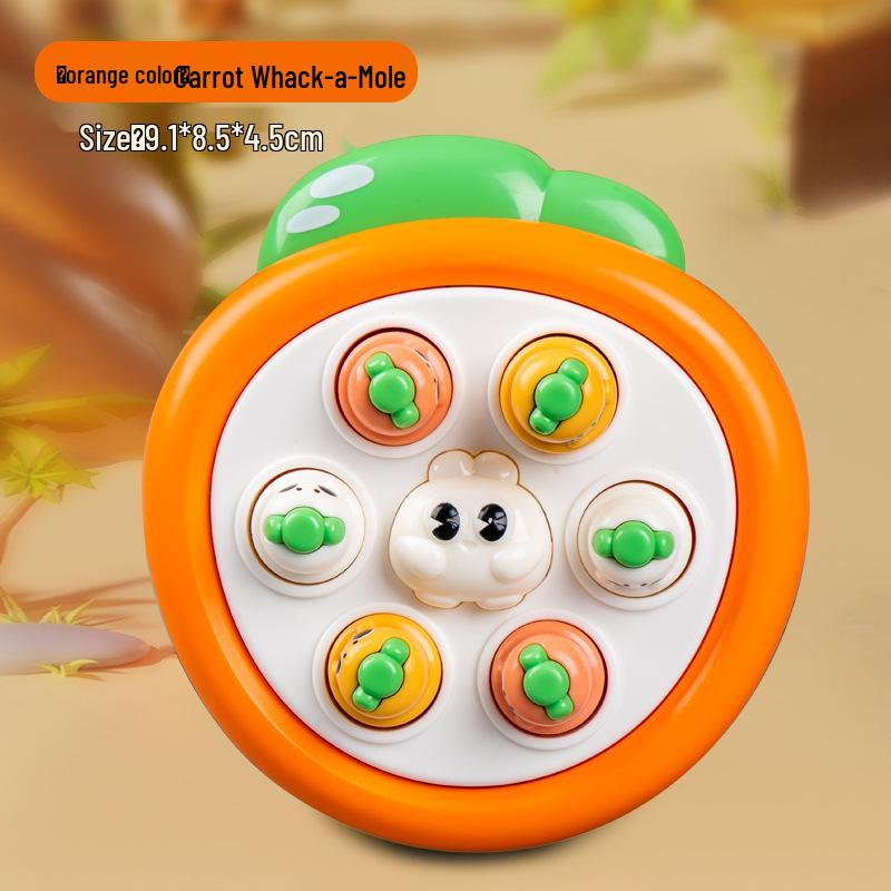 Развивающая милая игра «Ударь крота» с лягушкой и кроликом для детского мышления и взаимодействия родителей и детей