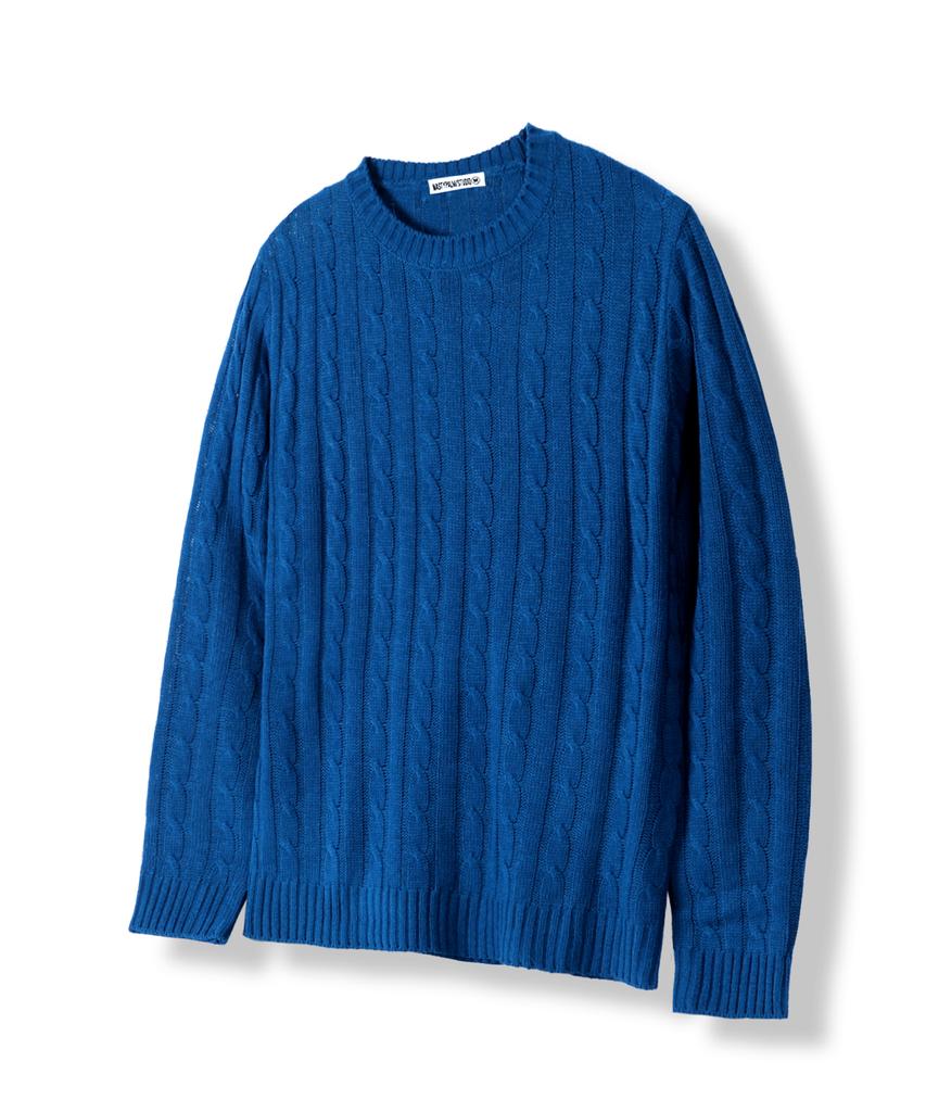 NP STUDIO [2Pack] Standard Round Cable Knit 9 Colors