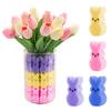 40 шт. пасхальный губчатый кролик ваза наполнитель DIY украшения кролики мини кролик ваза наполнитель для домашнего стола центральный элемент весенний декор для вечеринки