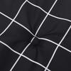 Adirondack Chair Cushions 2 pcs Black Checkered Oxford Fabric