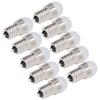 10pcs E14 Bulbs Energy Saving Warm White Light LED Small Bulbs for Ceiling Lamp Wall Lamp 500lm