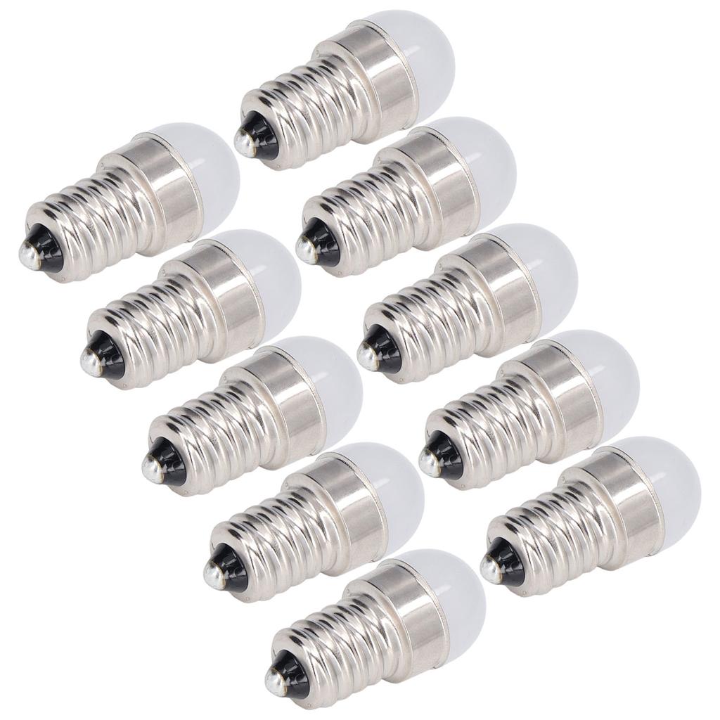 10pcs E14 Bulbs Energy Saving Warm White Light LED Small Bulbs for Ceiling Lamp Wall Lamp 500lm