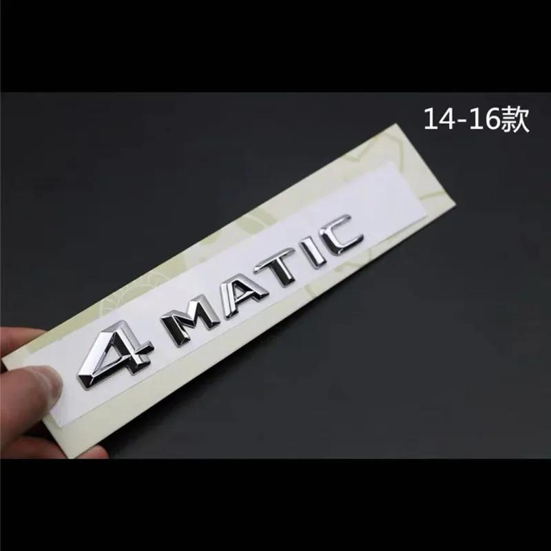 For Mercedes Benz A B C E G S ML SL CL GLA CLA Class 4MATIC 4 MATIC Trunk Chrome Matte Black Letters Emblem Badge sticker AV1
