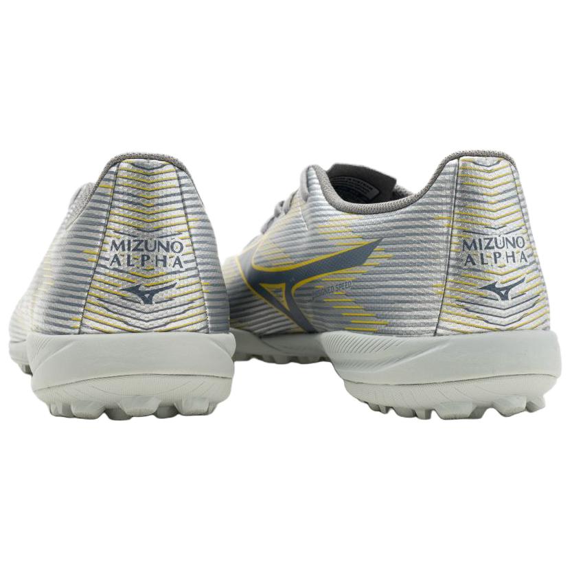 Mizuno Alpha 2 Select AS Fashion Comfortable Soccer Shoes Men Soccer Shoes Silver Yellow P1GD256604
