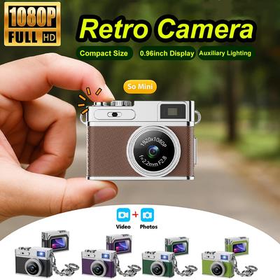 Magecam Ретро Цифровая Камера 1080P Видеорегистратор Светодиодная Подсветка 0,96-дюймовый IPS Экран Портативная Мини Цифровая Камера
