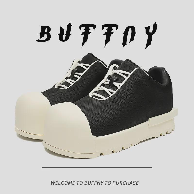 Мужские спортивные повседневные туфли Mickey Big Head с толстой подошвой и увеличенным размером — тренд 2024 года, универсальные, с круглым носком