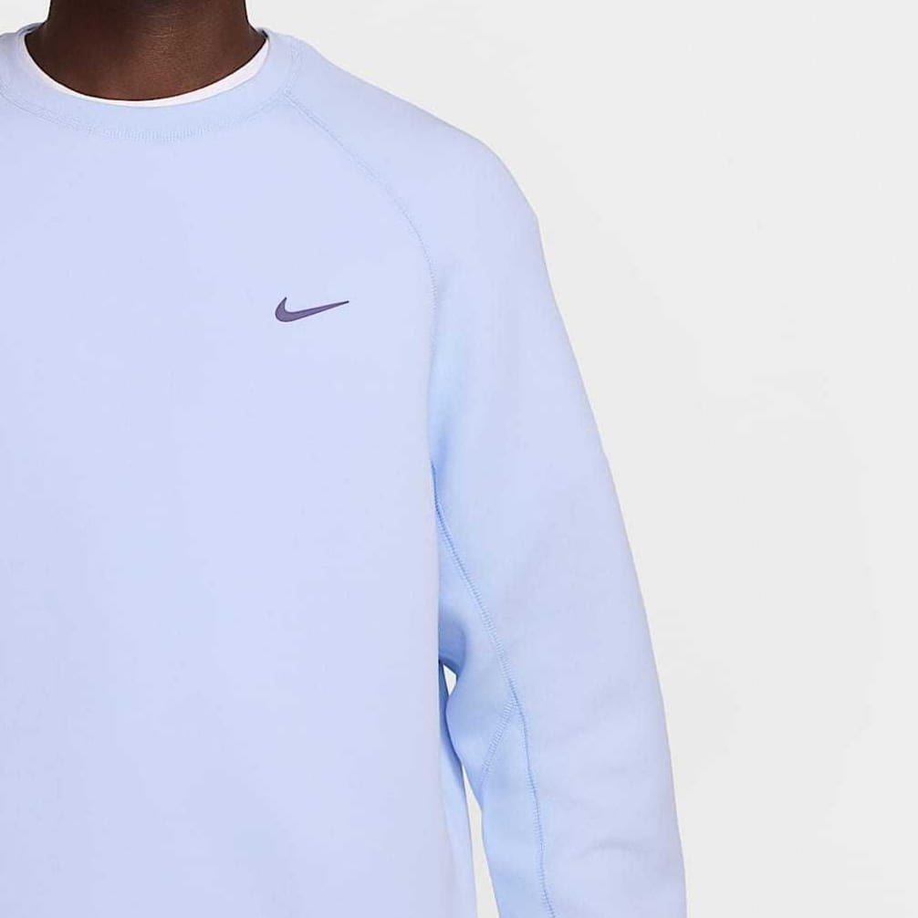 Nike Толстовки Мужские Фиолетовые С Круглым Вырезом Средней Плотности FD8458-568