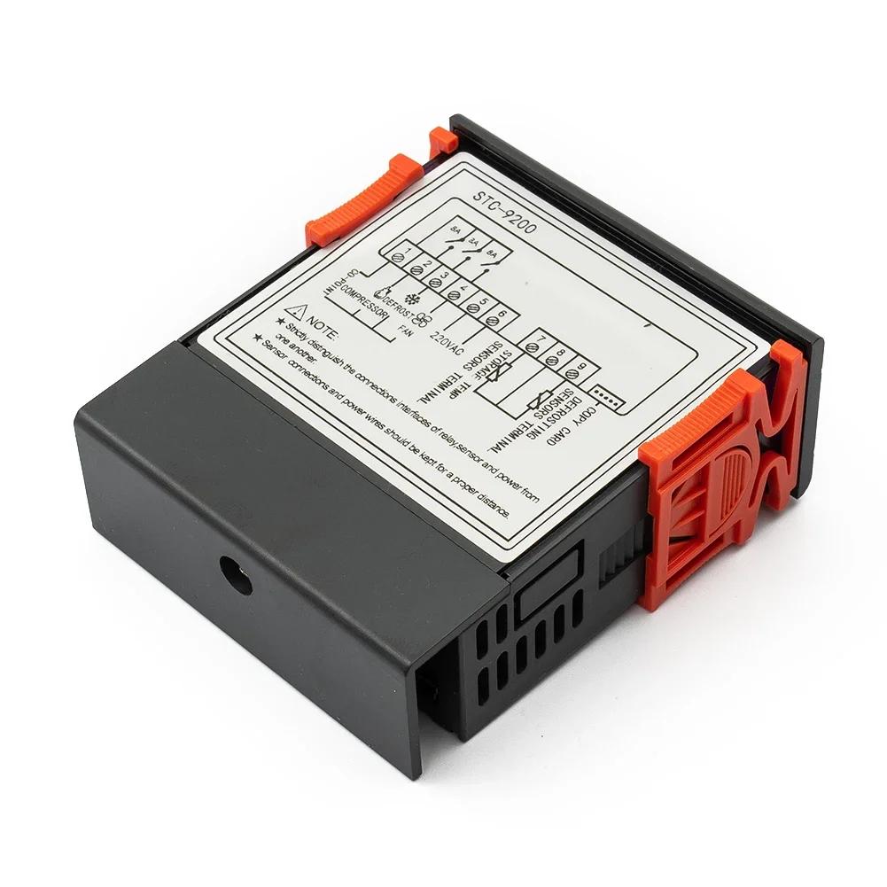Надежный цифровой регулятор температуры STC 9200 AC 220V для разморозки и управления вентилятором холодильных установок.