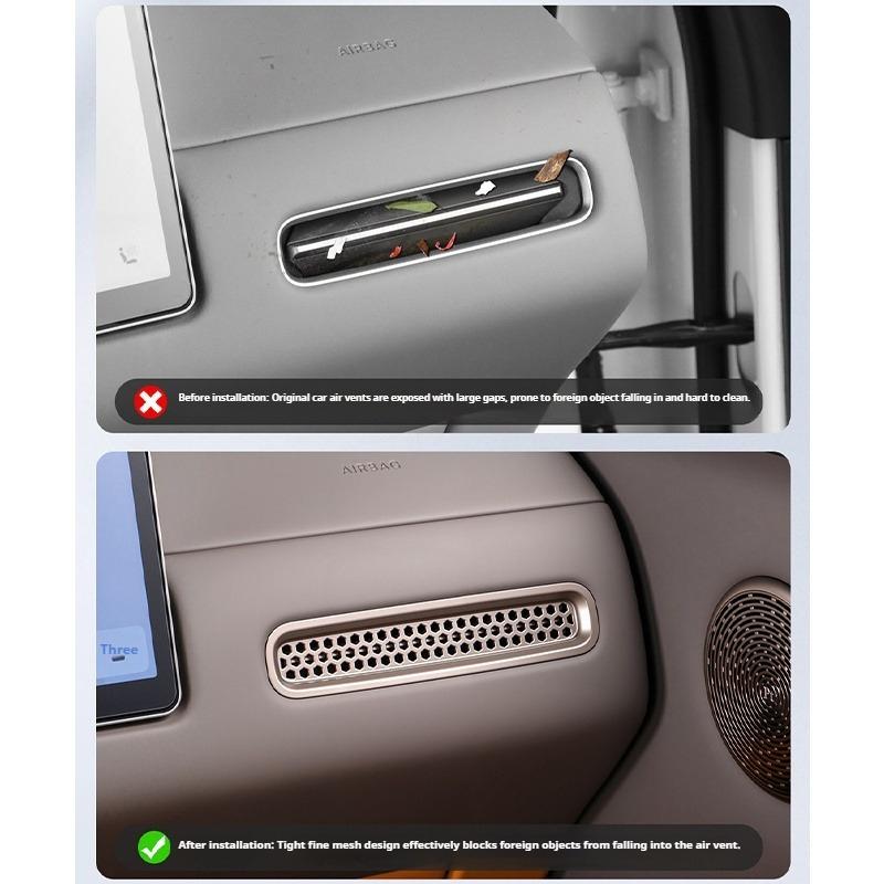 For Li Lixiang I6 I8 Car Center Console Air Vent Cover Leading Ideal Car Dashboard Left and Right Side Air Vent Protection Cover