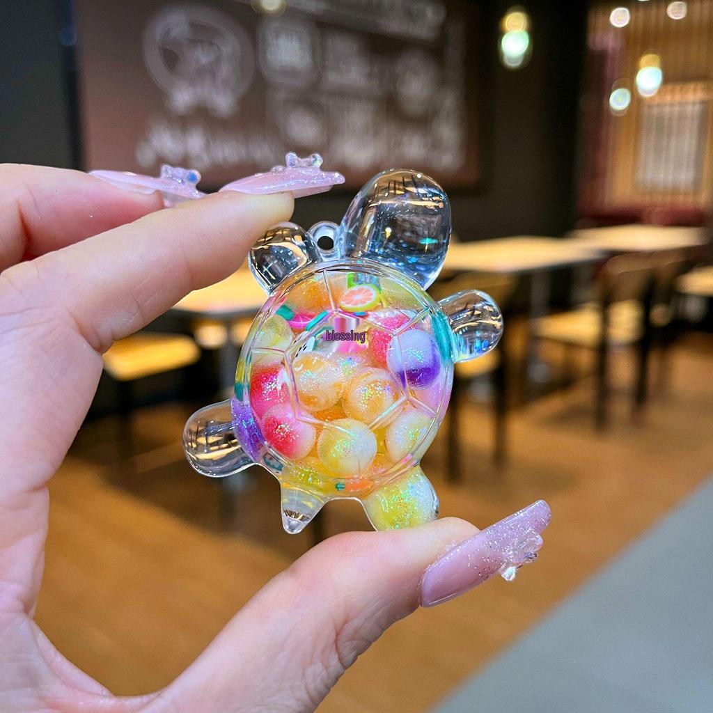 Светящаяся фигурка черепахи в виде зыбучего песка, подставка для украшений в закрытой коробке.