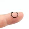 European & American Fashion Titanium Steel Lip & Nose Ring - C-shaped Fake Nose Stud Jewelry