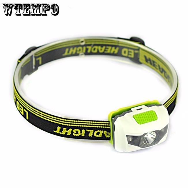 Ultra Light Waterproof Double Lamp Beads LED Red Warning Light Outdoor Sports Headlights for Mountain Climbing and Fishing Owl Headlights