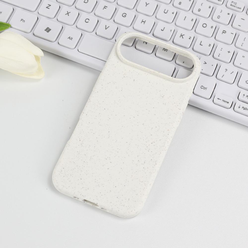 Eco Biodegradable Wheat Straw Soft Phone Case For iPhone 17 Air 16 E 15 14 Plus 13 12 Mini 11 Pro Fashion Matte Shockproof Cover