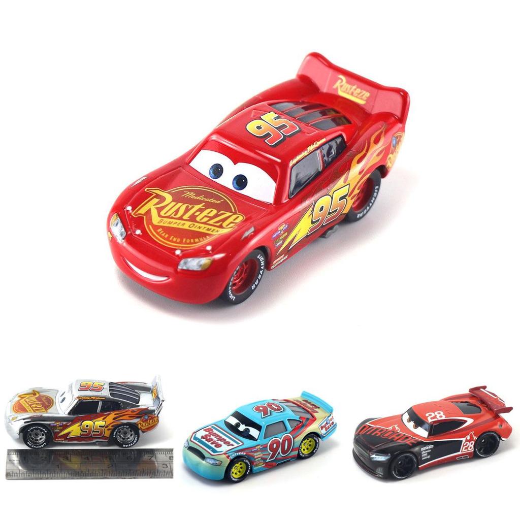 Disney Cars 95 Динозавр Серый Маккуин Сплав Детская Игрушечная Машинка Модель