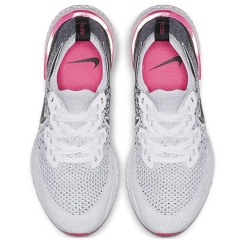 Nike Epic React Flyknit 2 Oreo Pink Women's Sneakers BQ8927-103