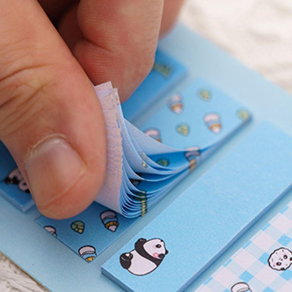Cartoon Memo Pad Kawaii Classification Label Stationery Panda Sticky Notes  To Do List