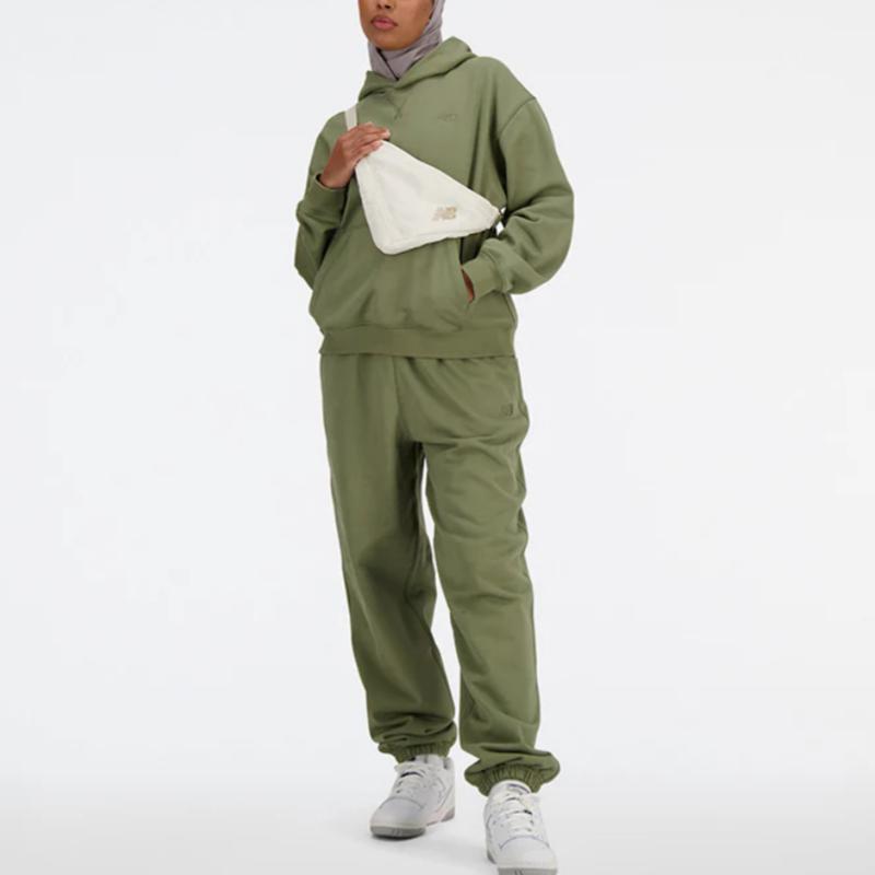 Women's Sweatshirt New Balance Sweatshirt Women's Dark Green