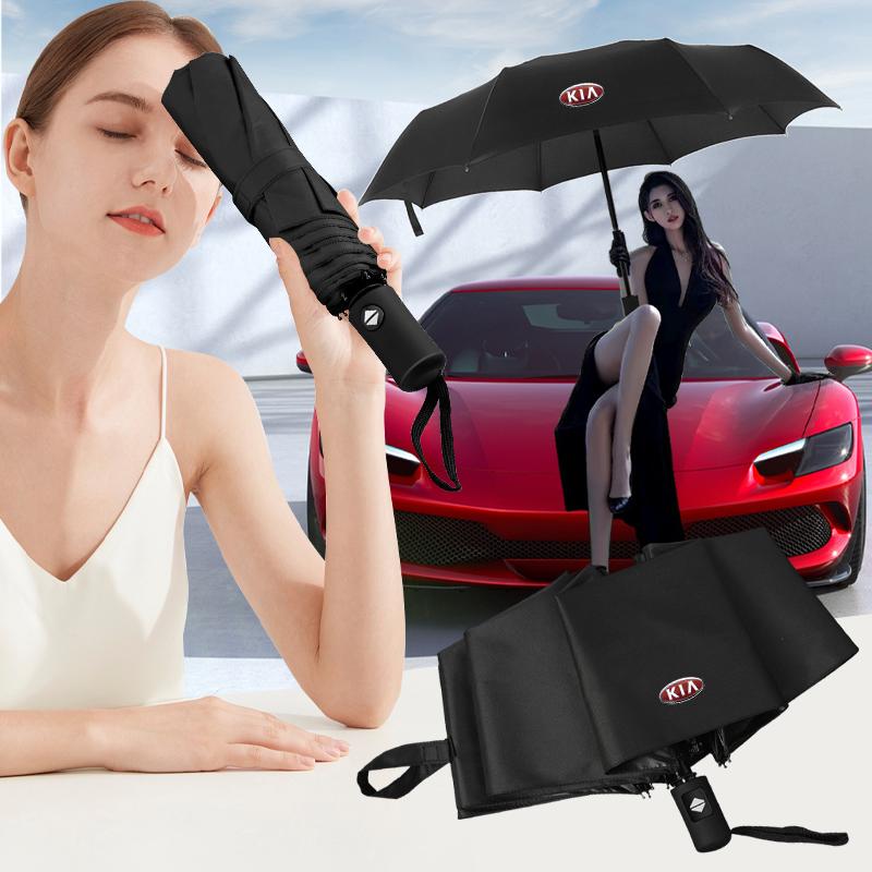 Men Women Umbrella Fully Automatic Reverse Folding Umbrella Windproof For Kia Stinger