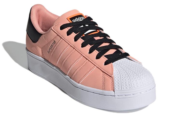 adidas Originals Superstar Collection Кеды для скейтбординга Женские Низкие Розово-Оранжевые FW3573