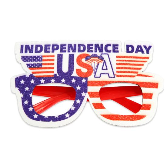 1/12 шт. Очки с американским флагом, патриотическая вечеринка в честь Дня памяти, звездно-полосатые очки для празднования Дня ветеранов США 4 июля