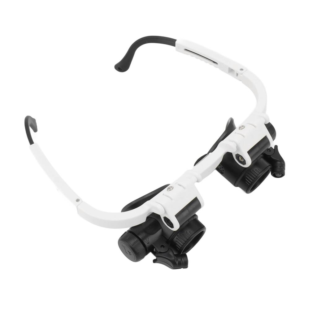 Увеличительные очки с креплением на голову 8X 15X 23X с кронштейном Hands Free и 2 светодиодными лампами для часов