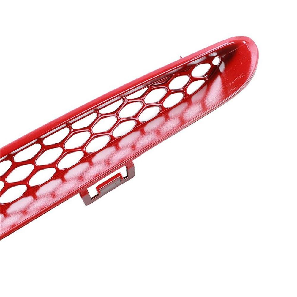 For 2015-2020 Dodge Charger SRT Car Hood Scoop Bezel Center Grid Grille Trim Red