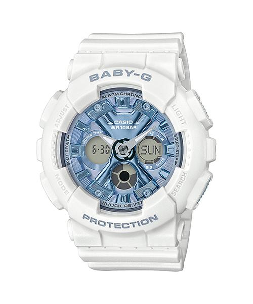 Casio Мужские Аналоговые Кварцевые Часы BA-130-7A2 из Смолы, Водонепроницаемые до 100 м, Ударопрочные