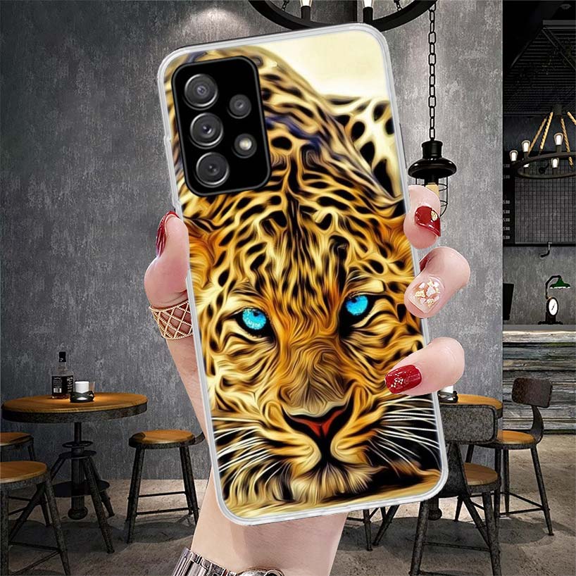 Свирепый Тигр Животное Мягкий Чехол для Телефона Для Samsung Galaxy S22 S23 S24 S25 Edge S26 Ultra S20 FE S21 Plus + Fundas Coque Galaxy S