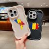 N91 Флаг Молдовы, чехлы для телефонов Macaron с волнистым краем для iPhone 15 Pro Max Samsung A54 A13 A14 S23 S24 Ultra A23 S21 Redmi Note 13 Pro, противоударный чехол