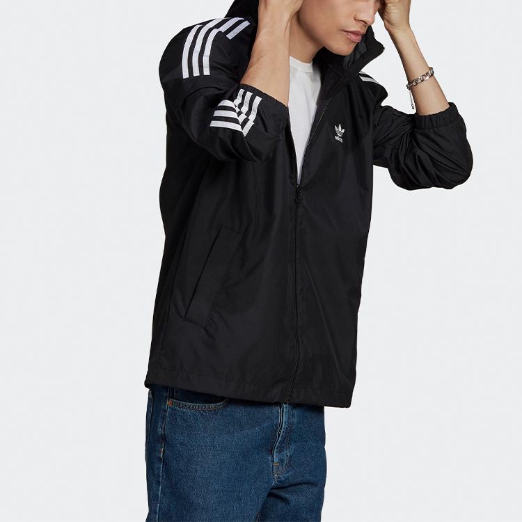 adidas Куртка Originals с 3 полосками Мужская Черная GN3475-
