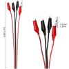 4 пары 1 м Электрические зажимы типа «крокодил», Изолированные измерительные провода с зажимами типа «крокодил», Штампованные двусторонние перемычки