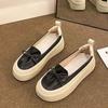 Shallow Single Shoes Retro Casual Wholesale New Summer Breathable One Pedal Heightening Thick-soled Mother Shoes Female Explosion