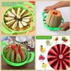 Fruit Slicing Tool  Manual Watermelon Slicers Cutter Stainless Steel Creative Labor-Saving Large Fruit Dividers Kitchen Gadgets