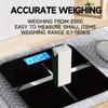 high quality1pc Black Smart Scale, Fashionable Body Weight Scale with Digital Display, LCD Screen, High Precision, Modern Design Suitable for Home,