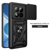 Чехол для Redmi Note 15 Pro+ Чехол-бампер Redmi Note 15 Pro Plus с магнитным кольцом-держателем Бронированный чехол для телефона Защитная задняя крышка со шторкой для камеры