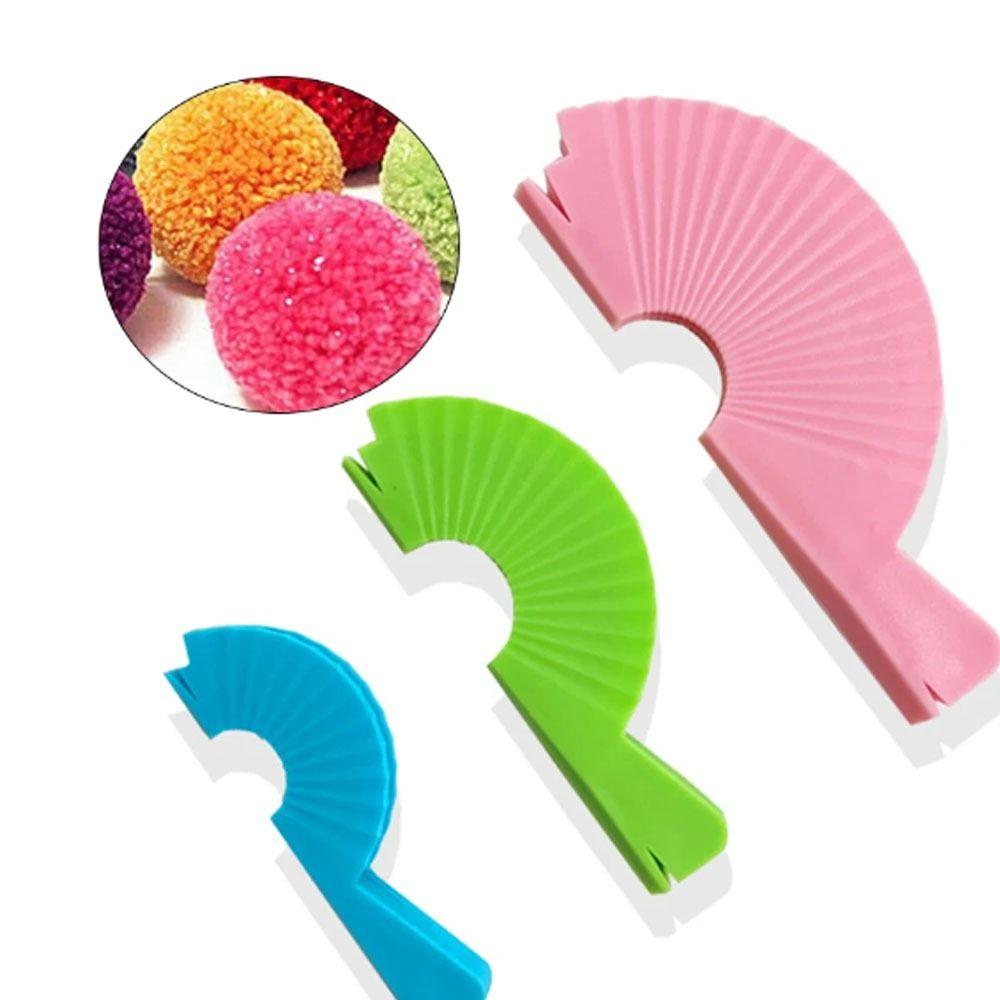 3 шт. Пластиковый помпонный станок Ручной работы Сделай сам Изготовление шерстяных шариков Прочный Помпонный станок в форме рыбки