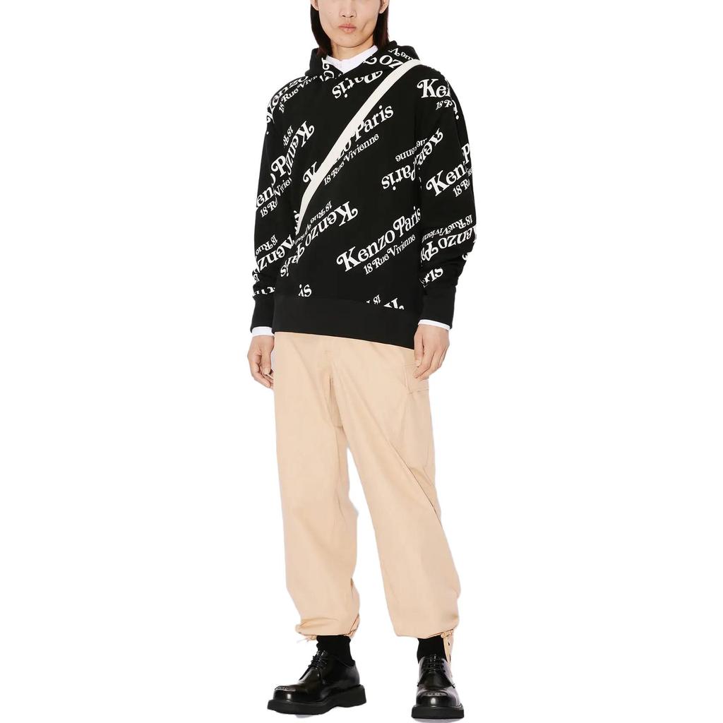 Kenzo Толстовка с принтом логотипа по всей поверхности FE58SW0074MG-99J