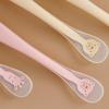 Fergie Animal Silicone Baby Food Spoon, 1 Piece, Bear Pink