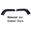 Практичный автомобильный спойлер, разветвитель, передний бампер, украшение для автомобиля, прочный легкий черный бампер из АБС-пластика
