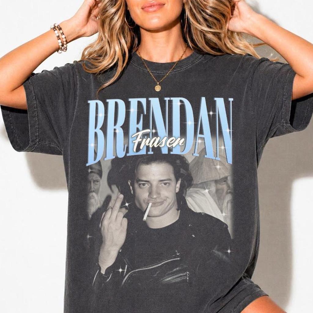 Brendan Fraser Shirt, Brendan Fraser T-Shirt, Actor Graphic Tee, Celebrity Fan Shirt, Vintage Actor Tee, Retro Movie Shirt, Brendan Fraser