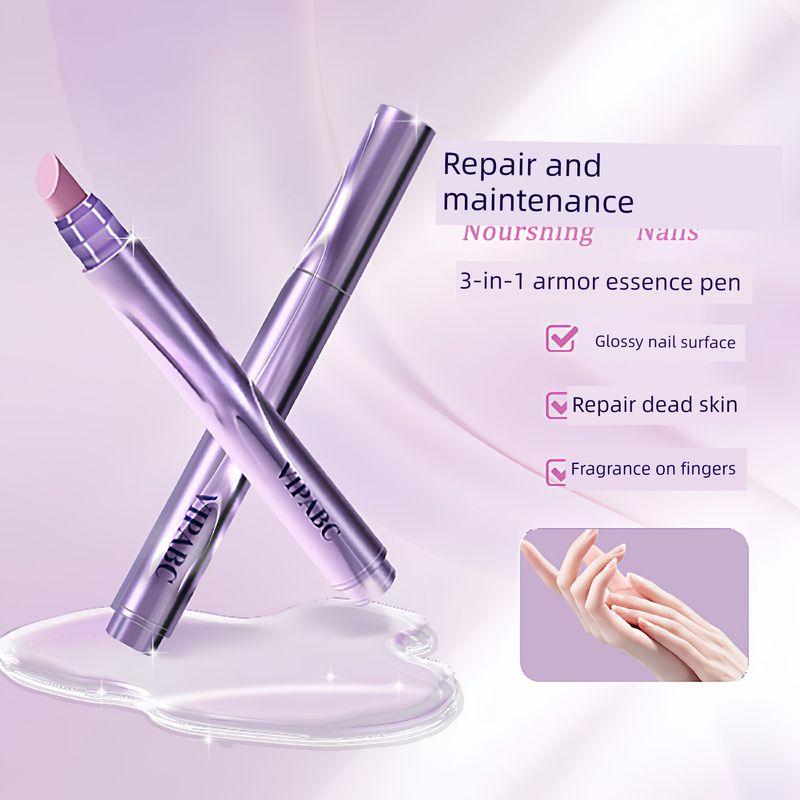 Three-In-One Manicure Essence Pen, Exfoliating, Manicure, Nail Care, Finger Edge Oil, Nutrient Solution, Damaged Care Oil, Anti-Breakage