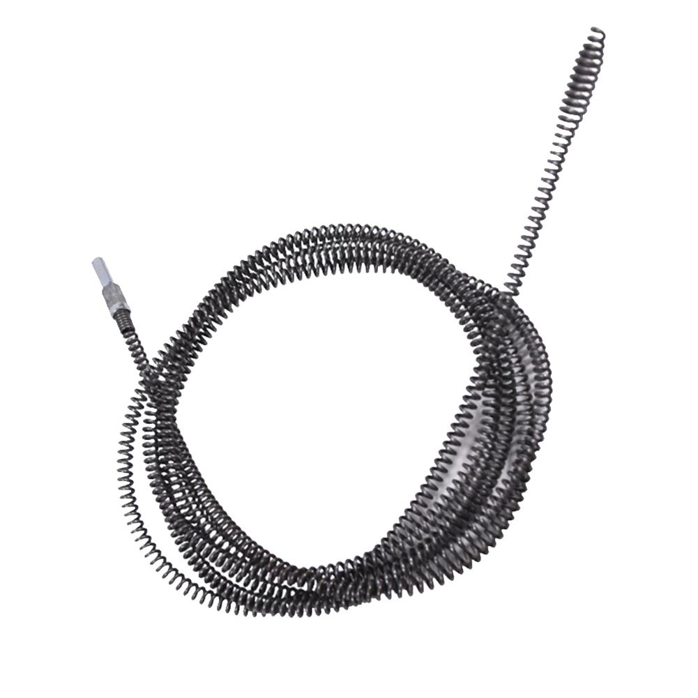 1-10M Sewer Pipe Unblocker Bathroom Hair Sewer Sink Cleaning Tools Snake Spring Pipe Dredging Tool Pipeline Kitchen Accessories